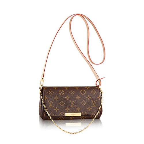 Louis Vuitton/路易威登 Monogram帆布/配皮 女士 小號手提兩用斜挎包 M40717(配有長肩帶）