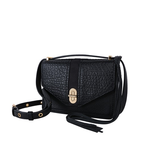 Rebecca Minkoff/瑞貝卡·明可弗 牛皮 Mini Lyon Crossbody 單肩斜挎包