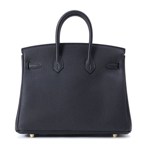 HERMES/愛馬仕 Birkin25黑色 togo皮質 手提包