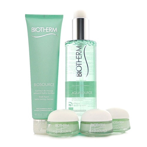 Biotherm/碧歐泉潤透爽膚組合套裝（潔面150ml+水200ml+水分露15ml*3））