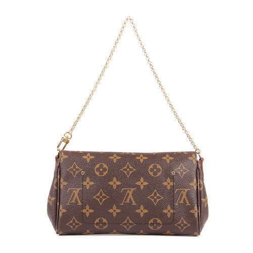 Louis Vuitton/路易威登 Monogram女士手提斜挎包（配皮肩帶）M40717 帆布/配皮