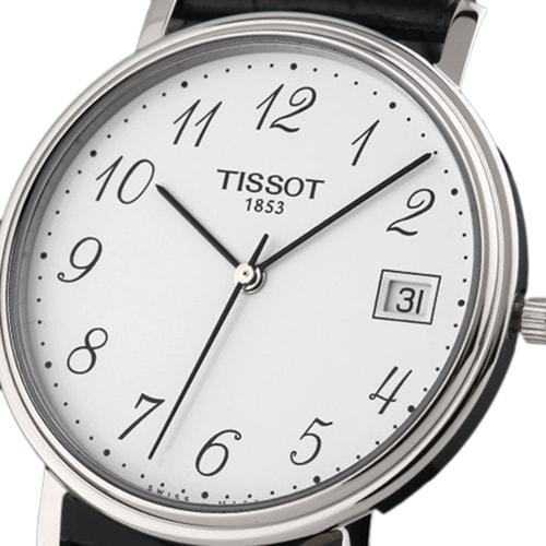 TISSOT/天梭手表心意系列休閑皮帶石英男表T52.1.421.12